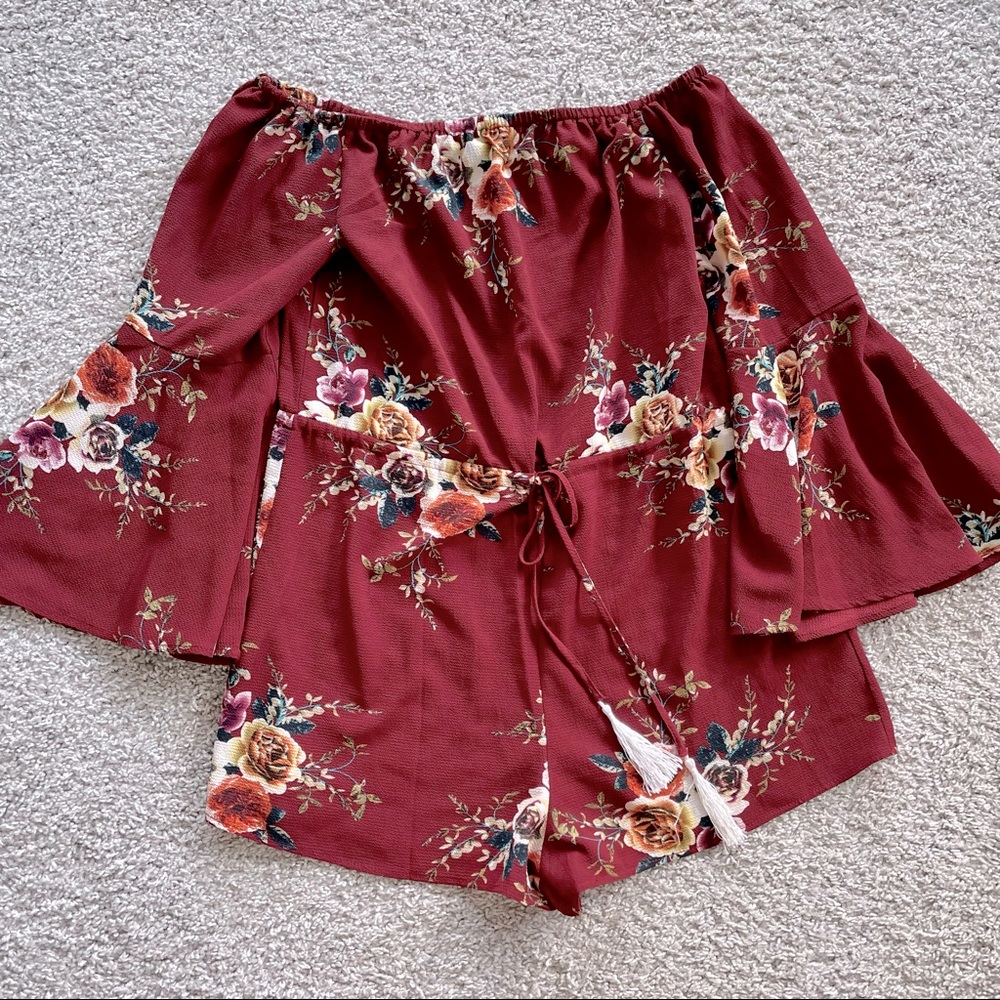 Off the Shoulder Romper